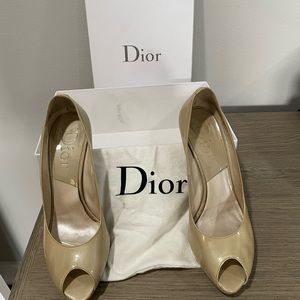 Dior nude pumps, size 40.5 (10.5)